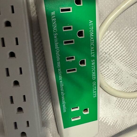 Set of Two Power cord‎ SMART Surge protector. Energy Saving. Must have for home. - Picture 4 of 11